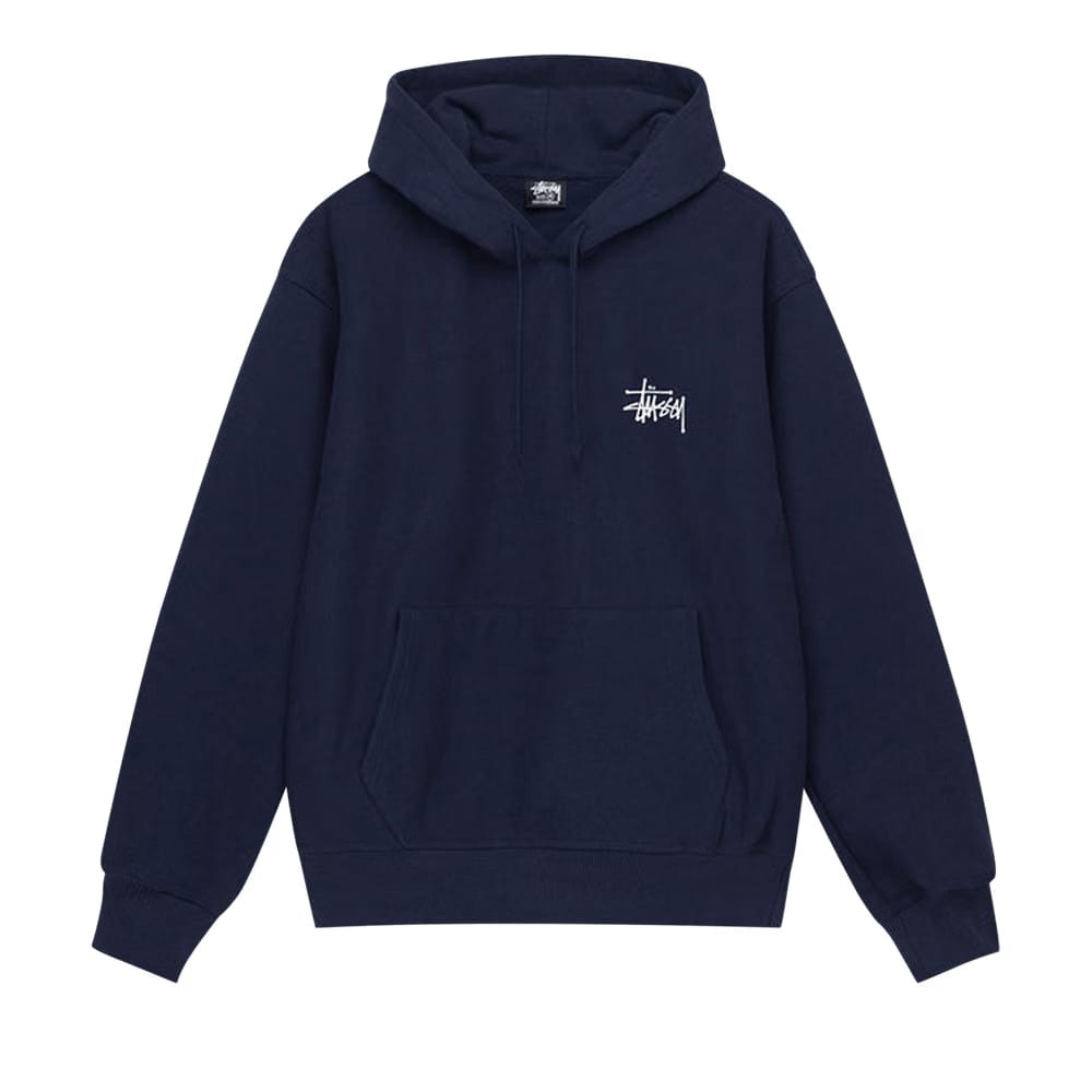 Stussy Basic Hoodie Navy