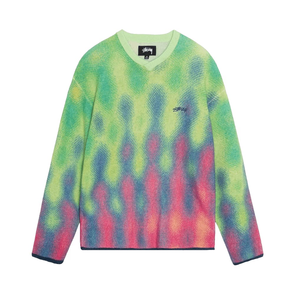 Stussy Gradient Dot Brushed Sweater Multicolor