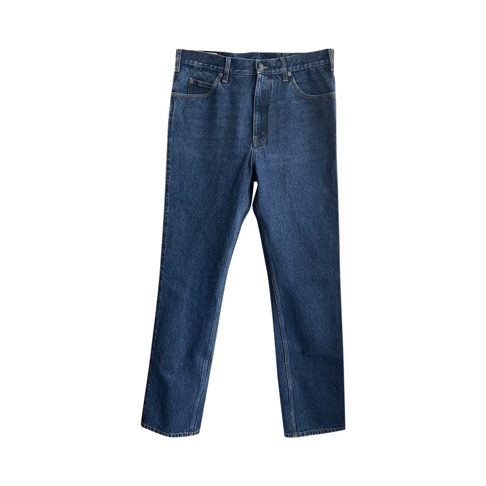 Gucci Striped Washed Denim Jeans Petroleum Blue