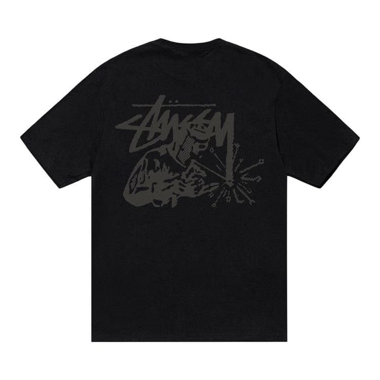 Stussy Welder T-Shirt Black