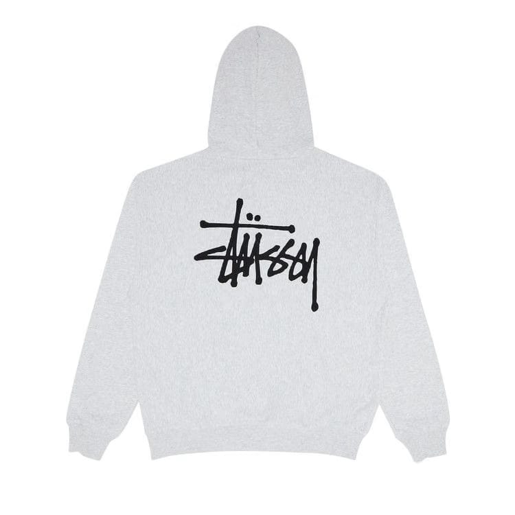 Stussy Basic Hoodie Ash Heather