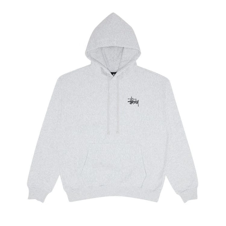Stussy Basic Hoodie Ash Heather