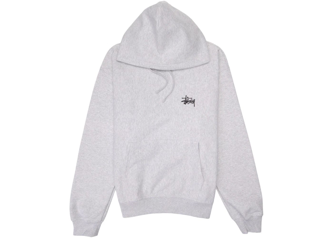 Stussy Basic Hoodie Ash Heather