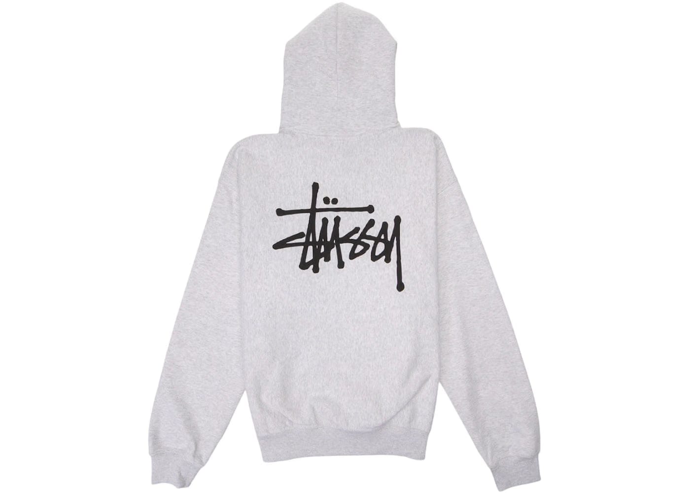 Stussy Basic Hoodie Ash Heather
