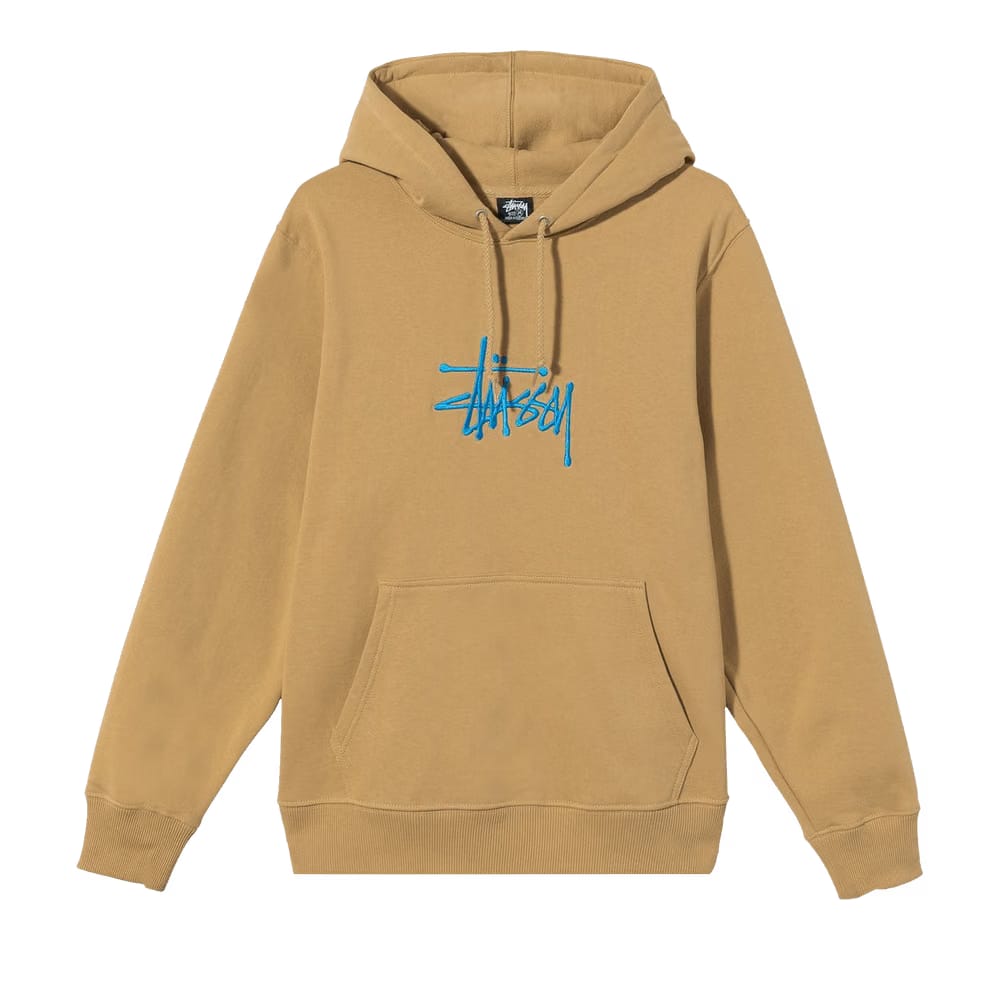 Stussy Basic Applique Hood Khaki