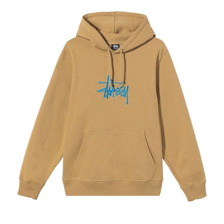 Stussy Basic Applique Hood Khaki