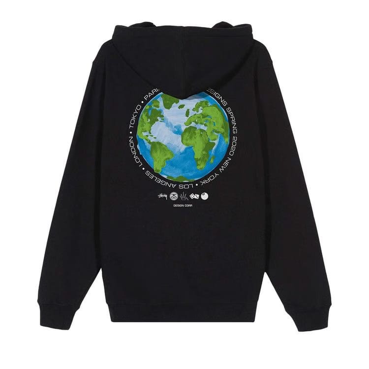 Stussy Global Desigh Corp. Hoodie Black