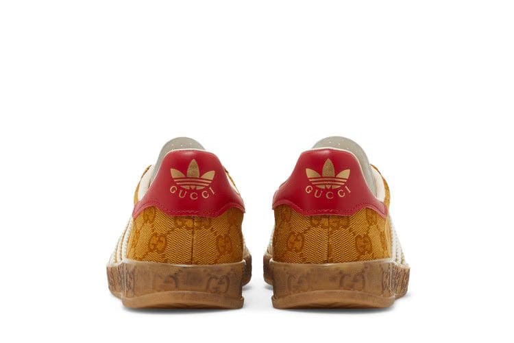 Adidas Gazelle Gucci Original Gg Beige Brown Womens
