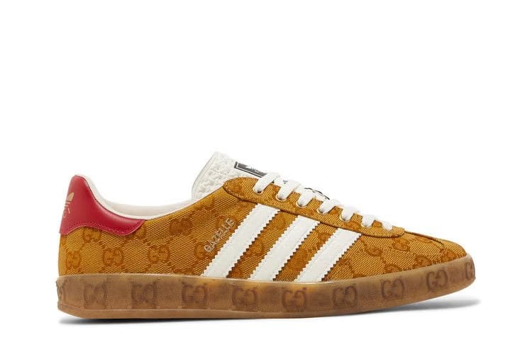 Adidas Gazelle Gucci Original Gg Beige Brown Womens