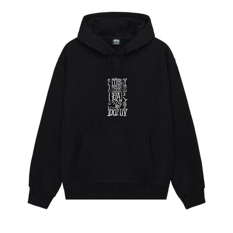 Stussy Authentic Gear Hoodie Black