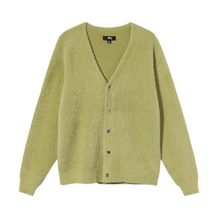 Stussy Shaggy Cardigan Lime