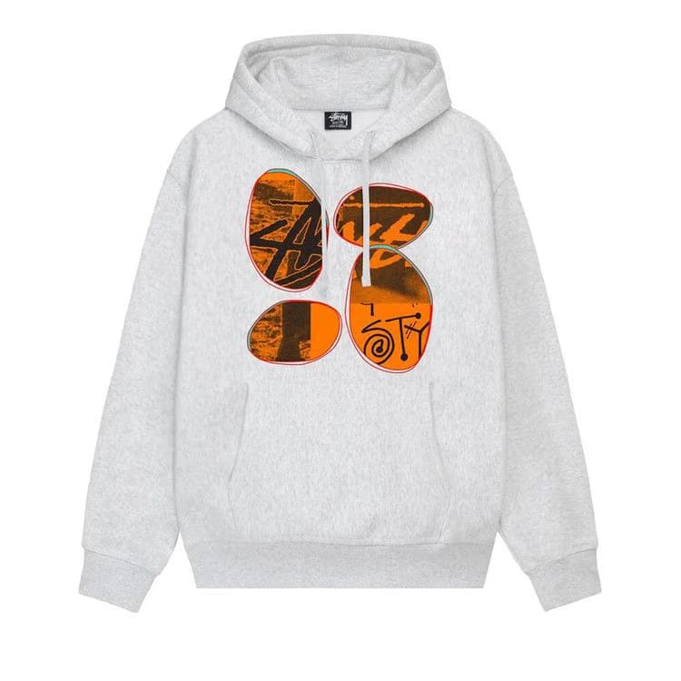 Stussy David Carson Vespa Hoodie Ash Heather