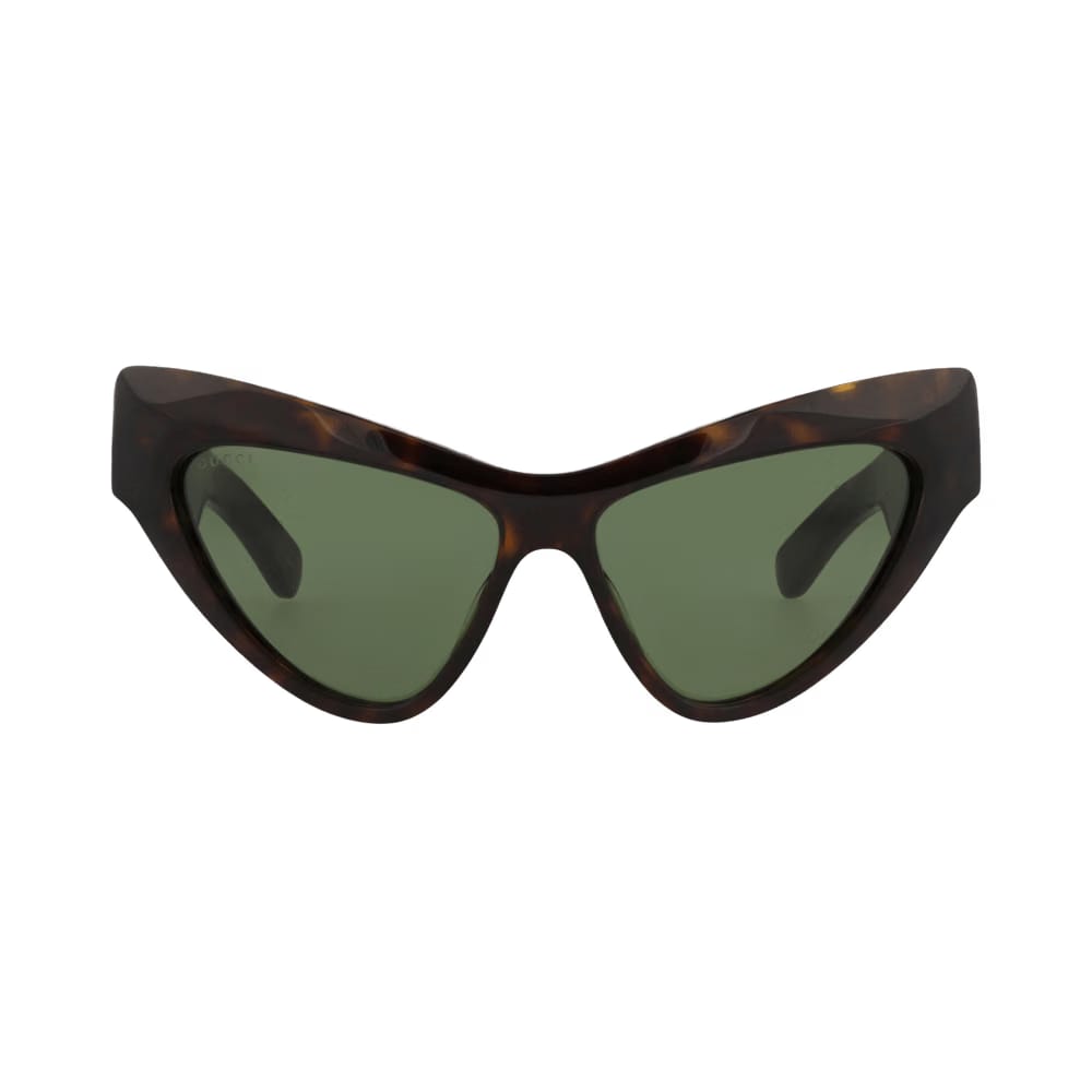 Gucci Cat Eye-Frame Recycled Acetate Sunglasses Havana Green