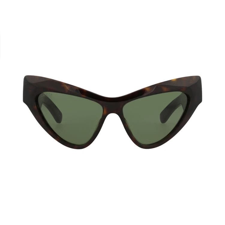 Gucci Cat Eye-Frame Recycled Acetate Sunglasses Havana Green