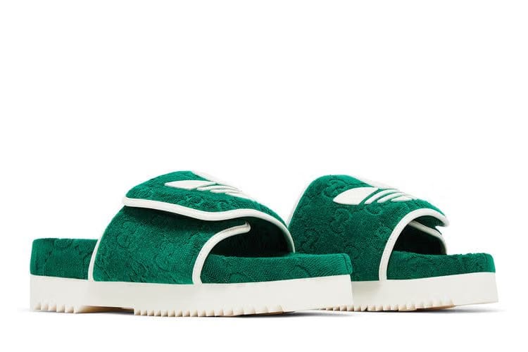 Adidas x Gucci Gg Platform Sandal Green