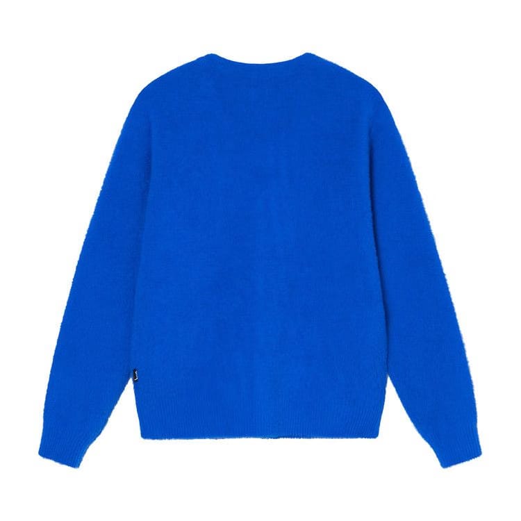 Stussy Shaggy Cardigan Royal Blue
