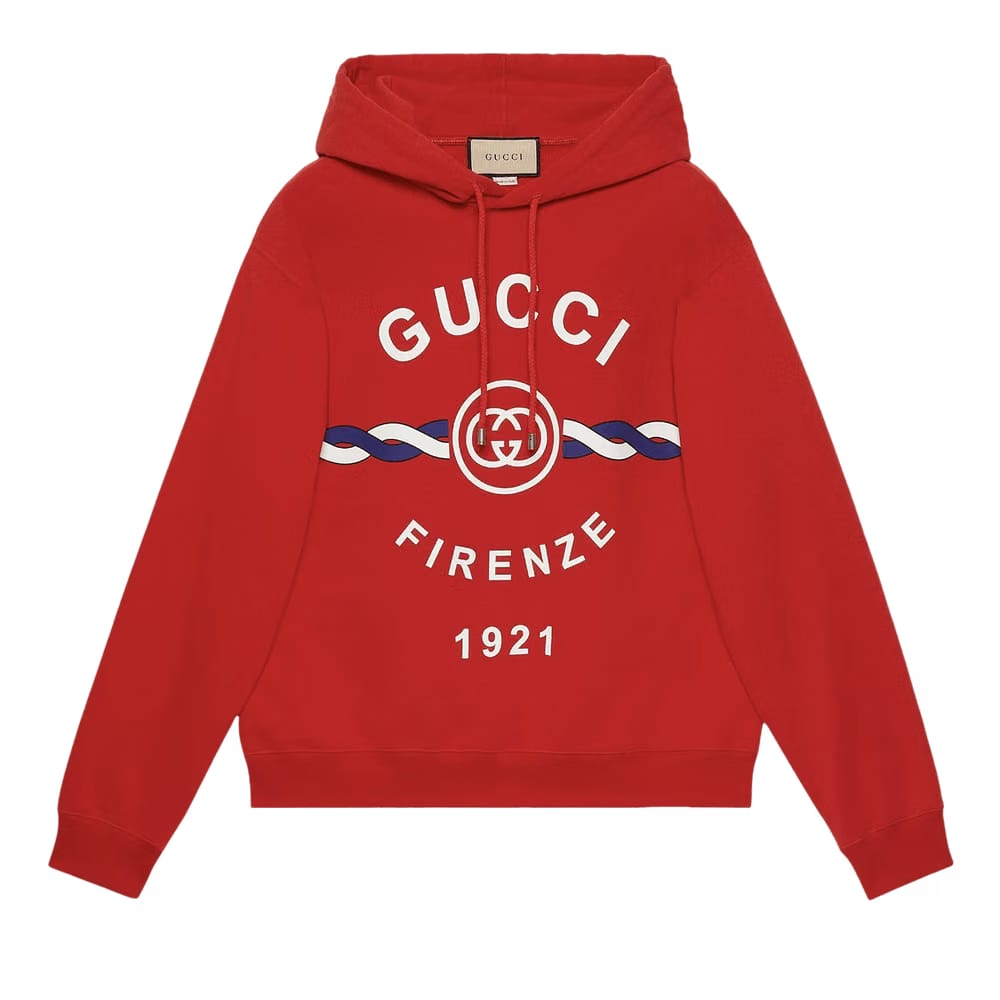 Gucci Firenze 1921 Hoodie Red