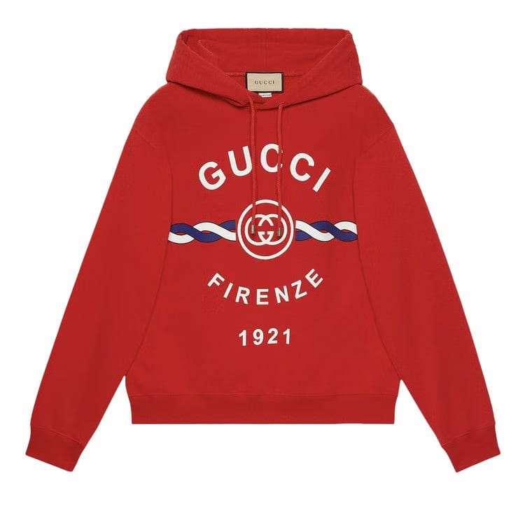Gucci Firenze 1921 Hoodie Red