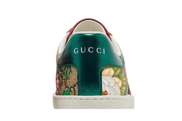 Gucci Wmns Ace GG Supreme Low 'Flora Print - Red'