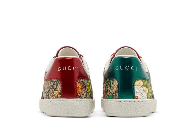 Gucci Wmns Ace GG Supreme Low 'Flora Print - Red'