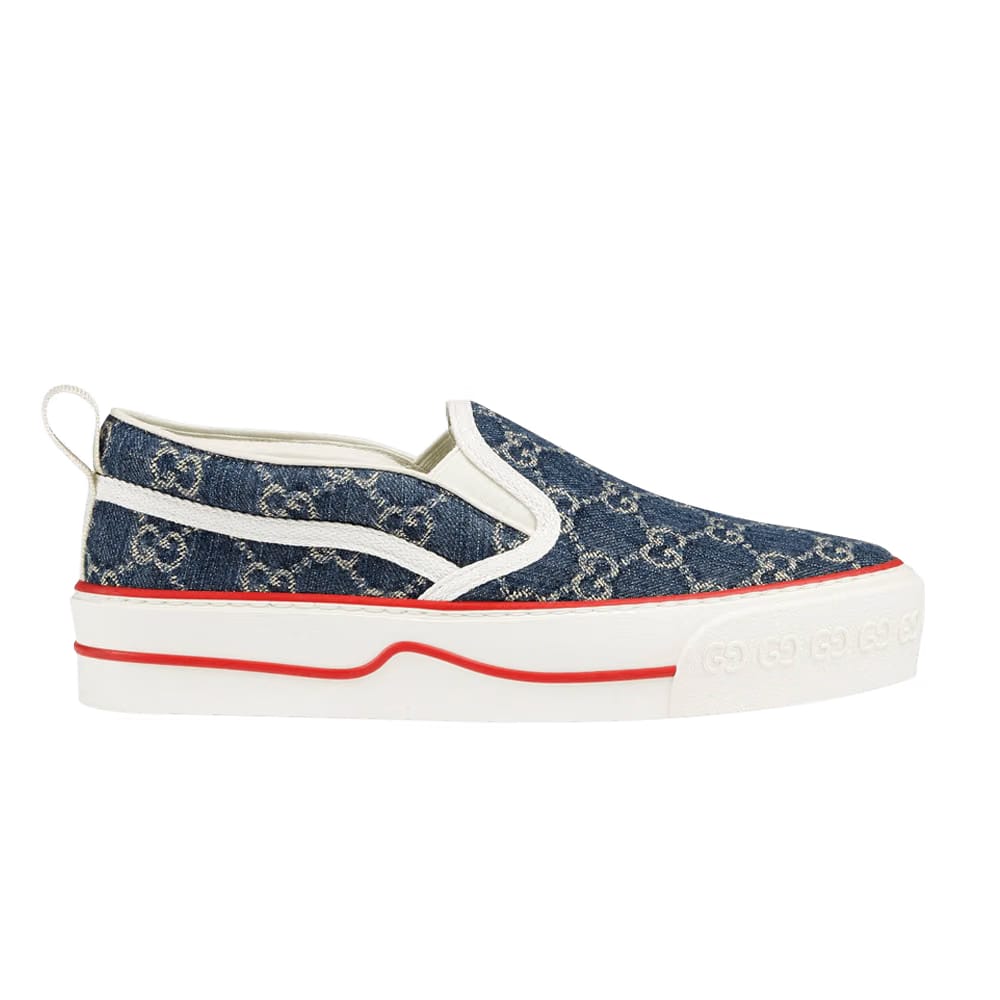 Gucci Wmns Tennis 1977 Slip-On 'Denim'