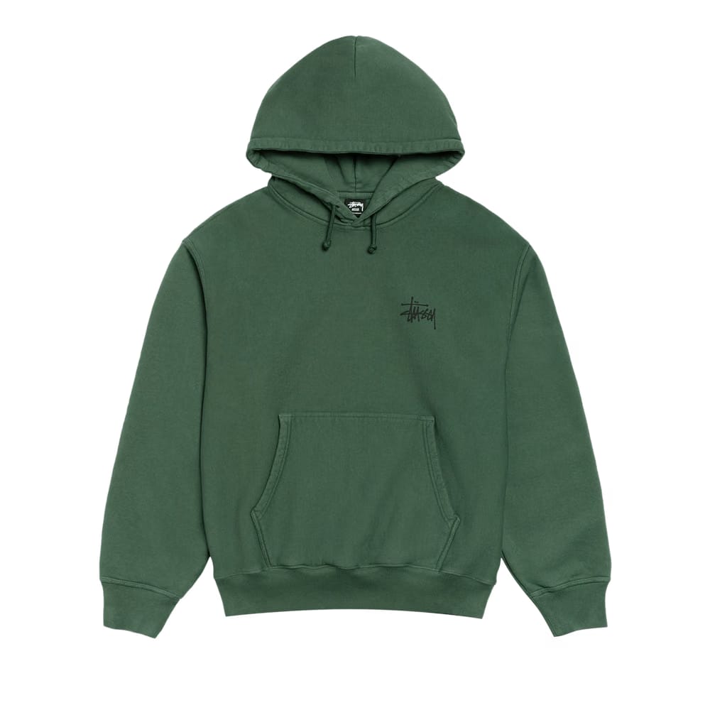 Stussy Basic StüSsy Hoodie Pigment Dyed Pine