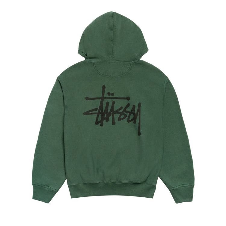 Stussy Basic StüSsy Hoodie Pigment Dyed Pine