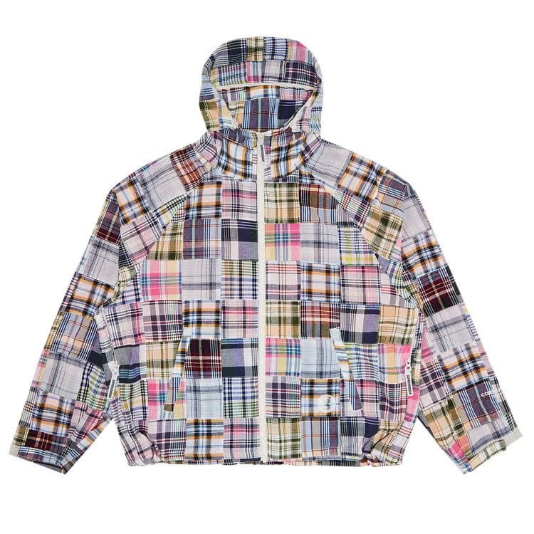 Supreme X Goodenough Patchwork Madras Hooded Jacket Multicolor