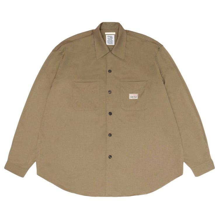 Stussy x Our Legacy Work Shop Rocco Shirt Olive Drab Wool