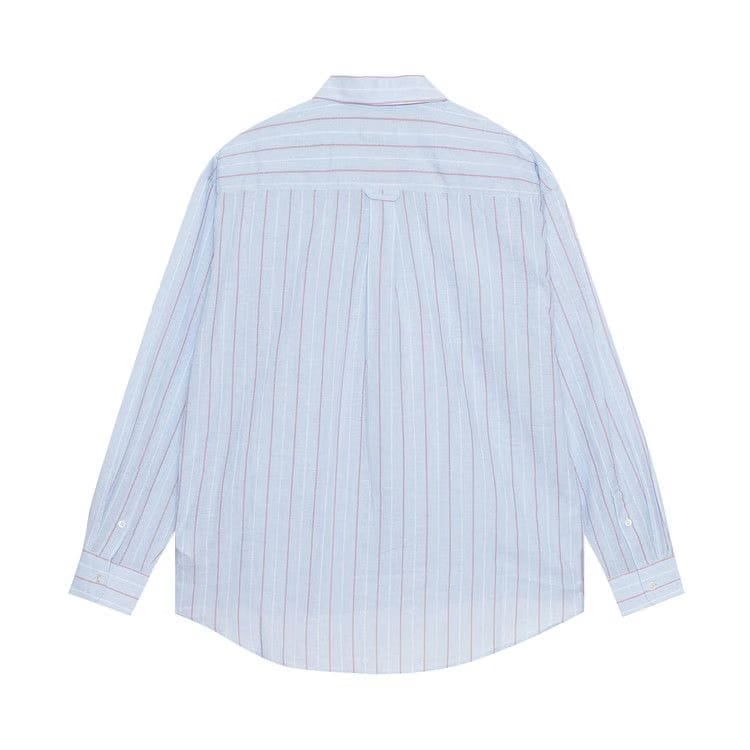 Stussy Classic Striped Shirt Light Blue