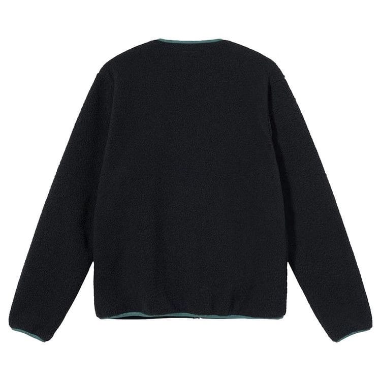 Stussy Polar Fleece Cardigan Black