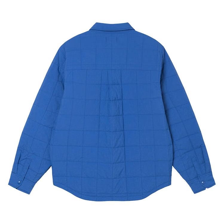 Stussy Quilted Fatigue Shirt Blue