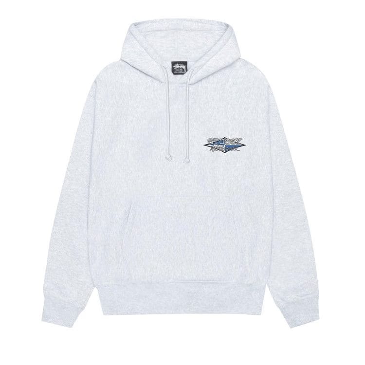 Stussy Worldwide Diamond Hoodie Ash Heather