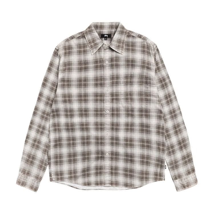 Stussy Dax Printed Shirt Brown