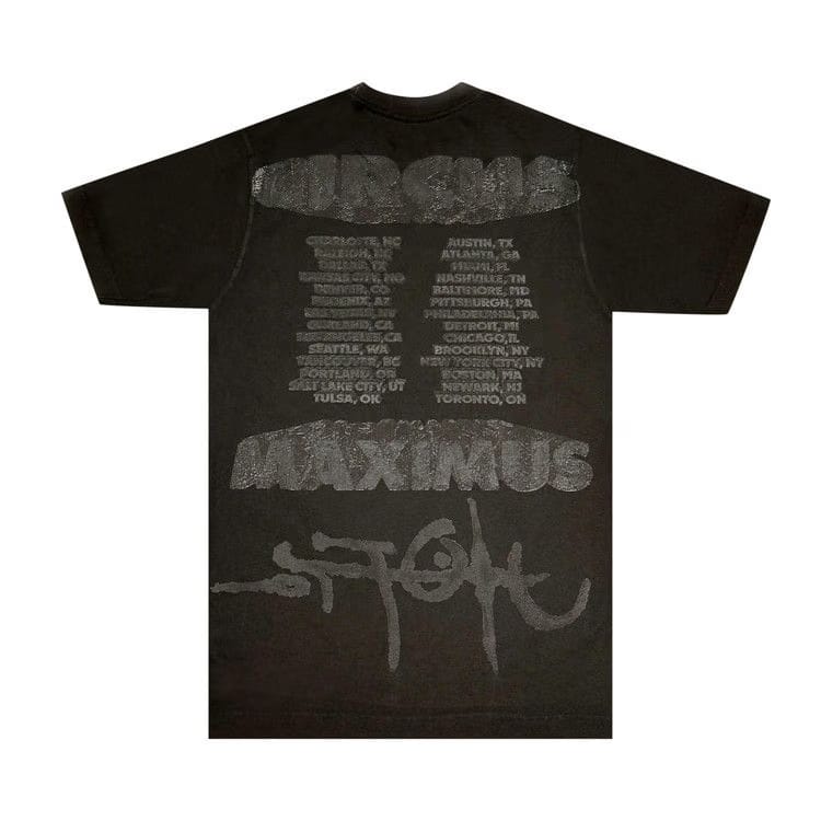 Cactus Jack by Travis Scott Green Hyena Tour T-Shirt Black