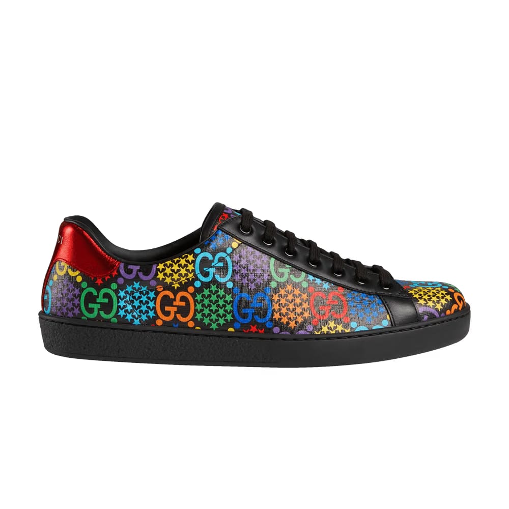 Gucci Ace GG Supreme Low Psychedelic - Black