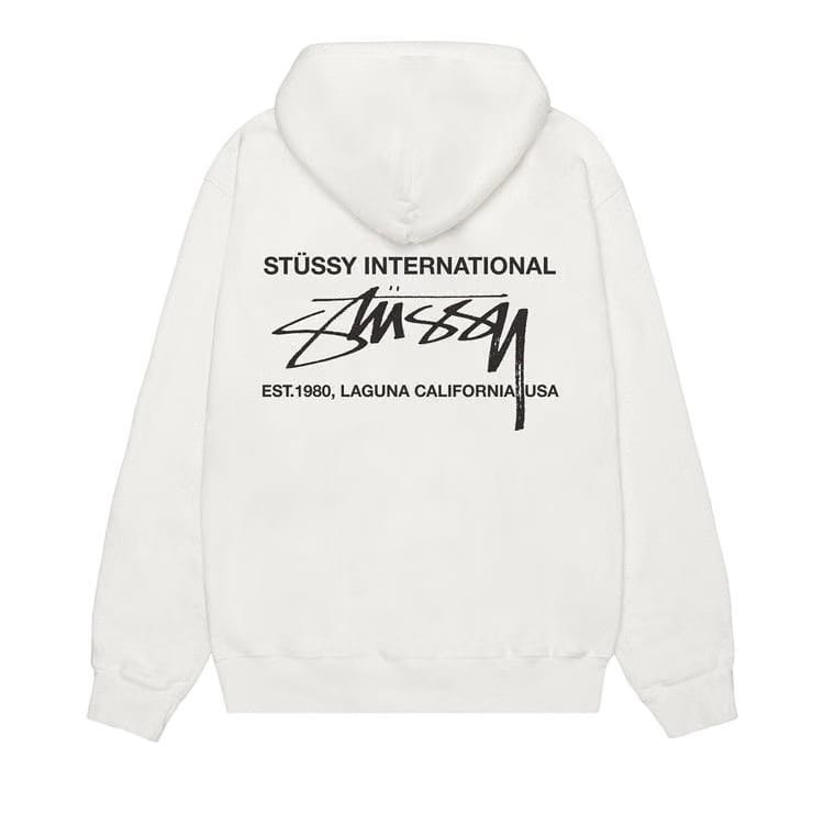 Stussy Smooth International Hoodie Pigment Dyed Natural
