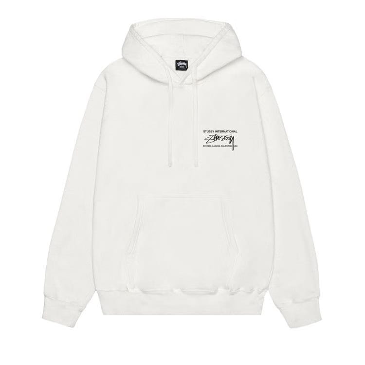 Stussy Smooth International Hoodie Pigment Dyed Natural