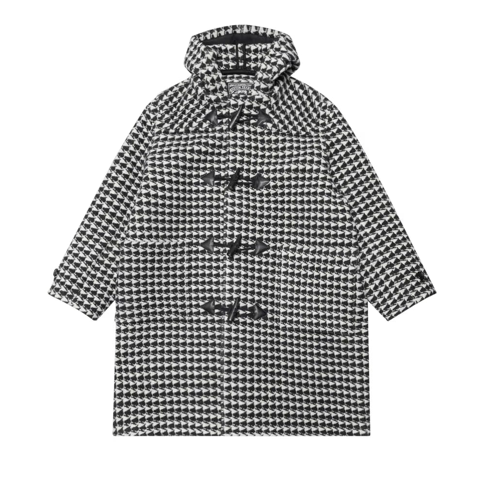 Stussy x Denim Tears Duffle Coat Black