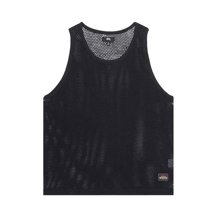 Stussy Big Mesh Tank Black
