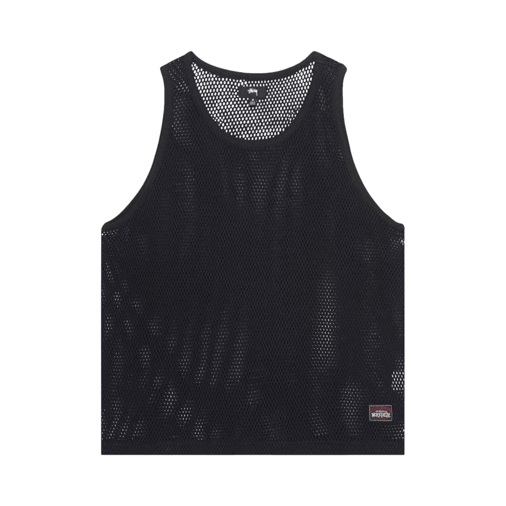 Stussy Big Mesh Tank Black