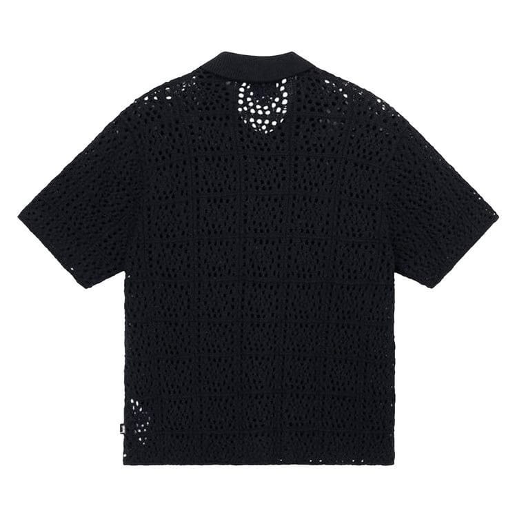 Stussy Crochet Shirt Black