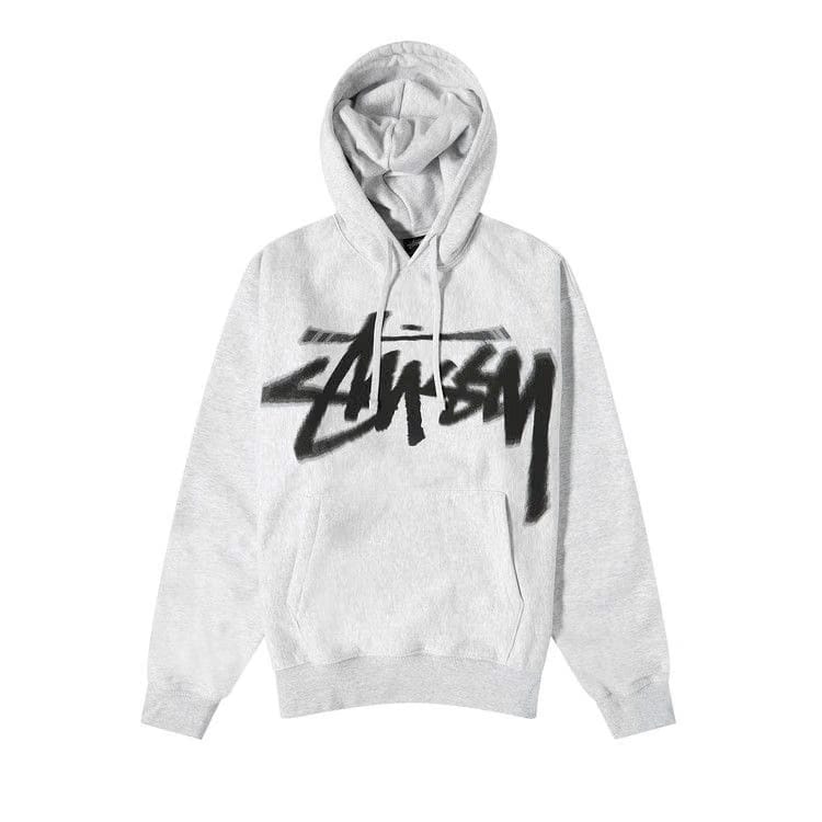 Stussy Dizzy Stock Hoodie Ash Heather