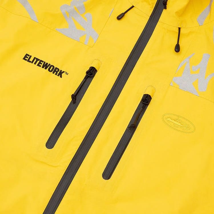 Corteiz Elitework* Waterproof Shell Jacket Yella