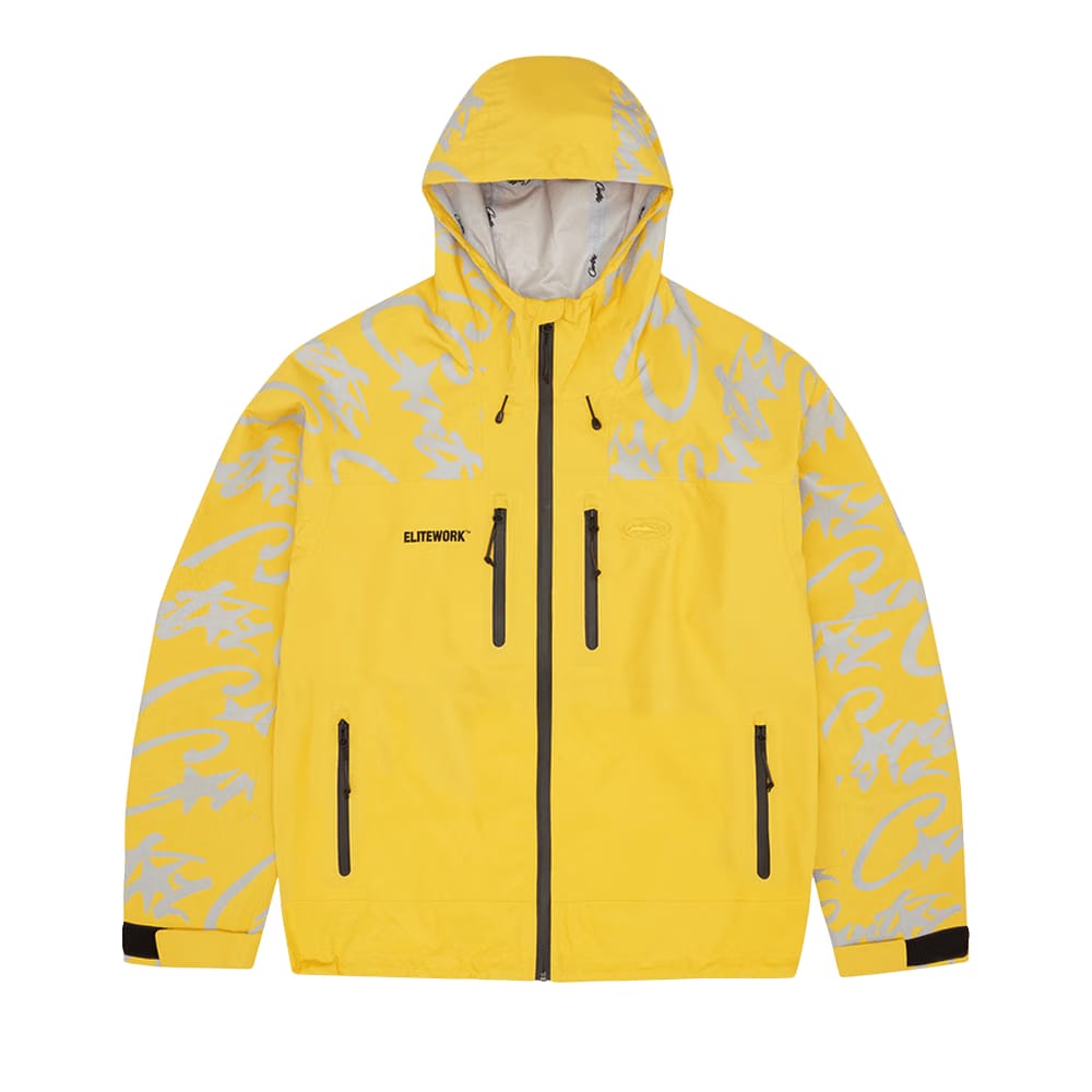 Corteiz Elitework* Waterproof Shell Jacket Yella