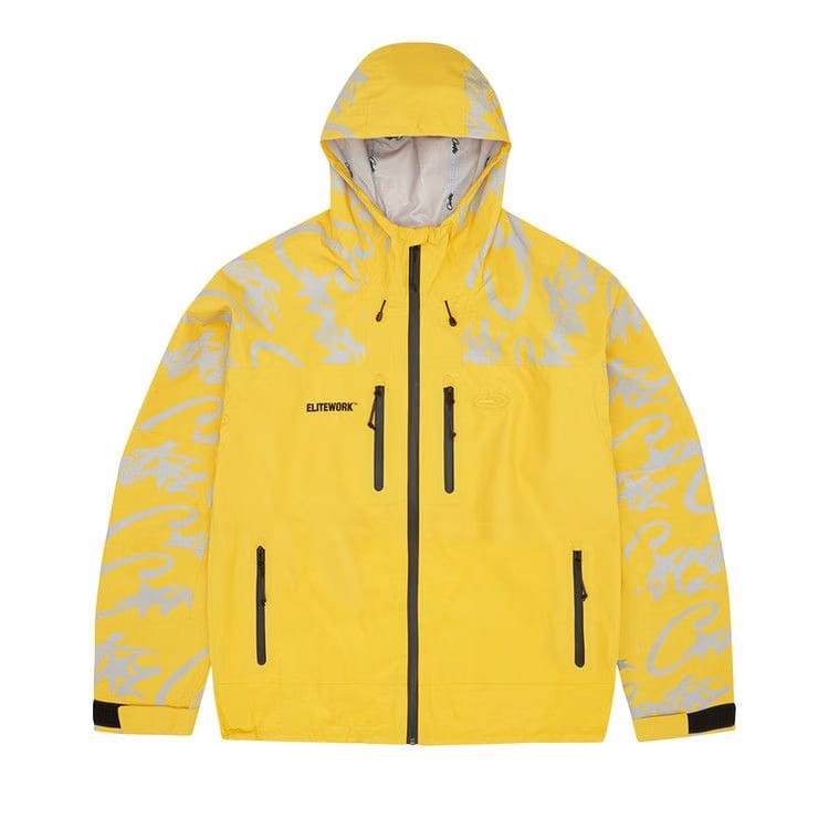 Corteiz Elitework* Waterproof Shell Jacket Yella