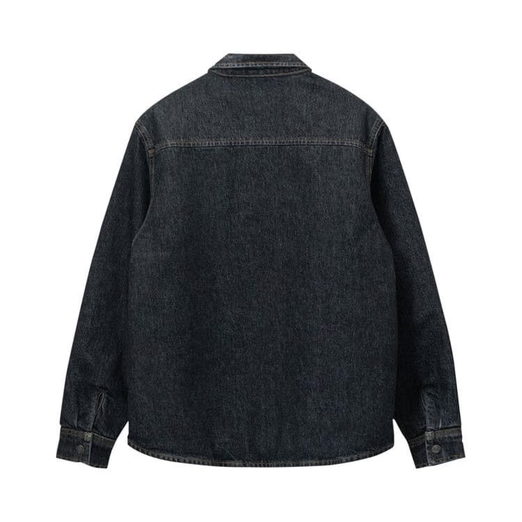 Stussy Sherpa Lined Denim Shirt Black