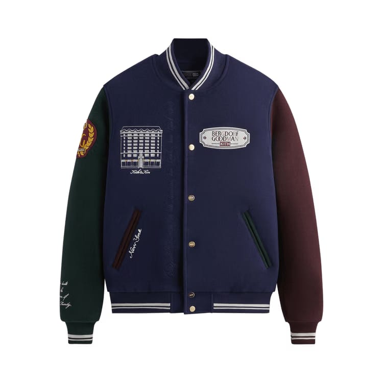 Kith For Bergdorf Goodman Varsity Jacket Nocturnal