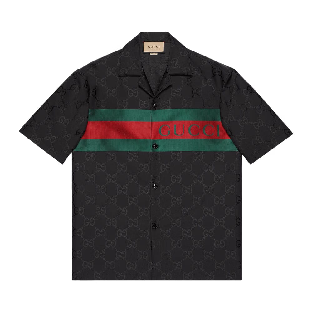 Gucci Jacquard Shirt Black