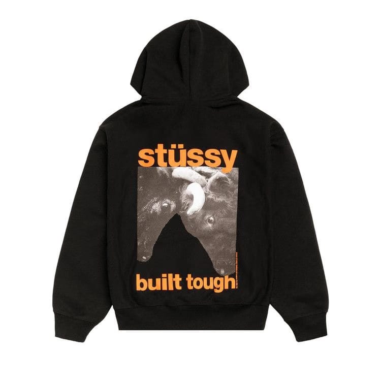Stussy Built Tough Zip Hoodie Black